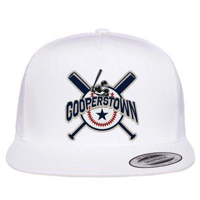 Cooperstown New York Baseball Game Family Vacation Flat Bill Trucker Hat