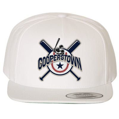 Cooperstown New York Baseball Game Family Vacation Wool Snapback Cap