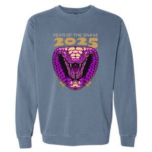 Chinese New Year Of The Snake 2025 Garment-Dyed Sweatshirt