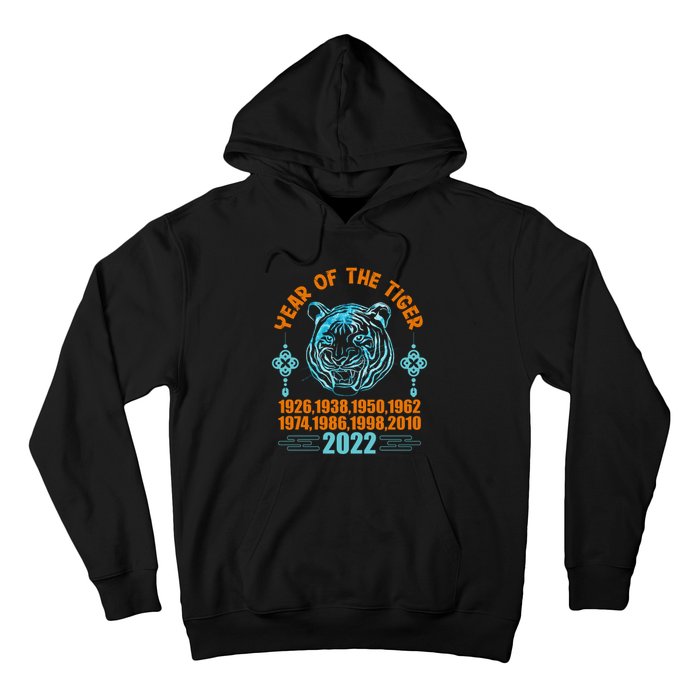 Chinese New Year Tiger Celebration Graphic Hoodie