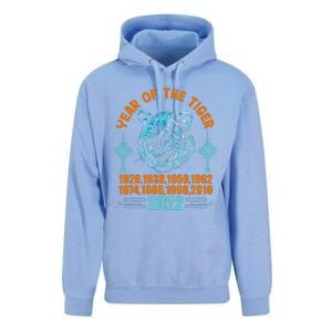 Chinese New Year Tiger Celebration Graphic Unisex Surf Hoodie