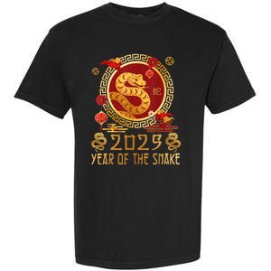 Chinese New Year 2025 Year Of The Snake Happy New Year 2025 Garment-Dyed Heavyweight T-Shirt