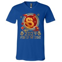 Chinese New Year 2025 Year Of The Snake Happy New Year 2025 V-Neck T-Shirt