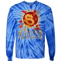 Chinese New Year 2025 Year Of The Snake Happy New Year 2025 Tie-Dye Long Sleeve Shirt