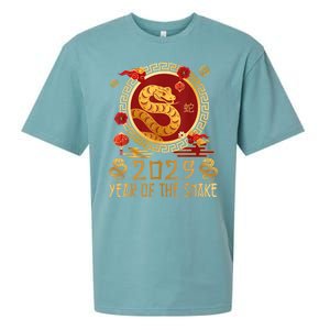 Chinese New Year 2025 Year Of The Snake Happy New Year 2025 Sueded Cloud Jersey T-Shirt