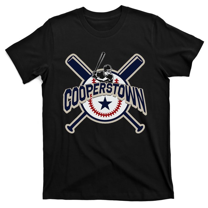 Cooperstown New York Baseball Game Family T-Shirt