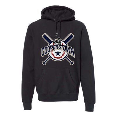 Cooperstown New York Baseball Game Family Premium Hoodie