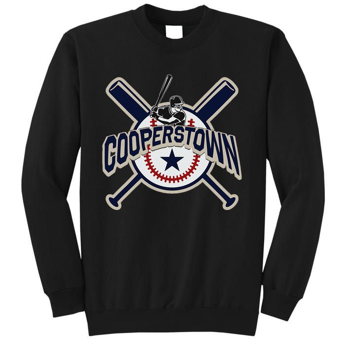 Cooperstown New York Baseball Game Family Tall Sweatshirt