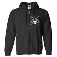 Cooperstown New York Baseball Game Family Full Zip Hoodie