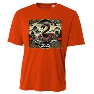 Chinese New Year Of The Snake 2025 Cooling Performance Crew T-Shirt