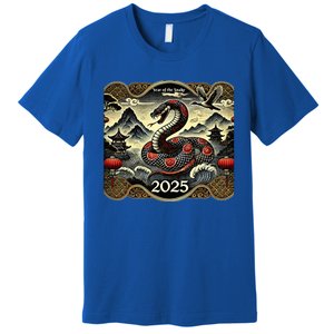 Chinese New Year Of The Snake 2025 Premium T-Shirt