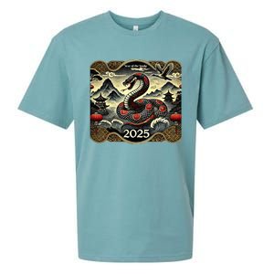 Chinese New Year Of The Snake 2025 Sueded Cloud Jersey T-Shirt