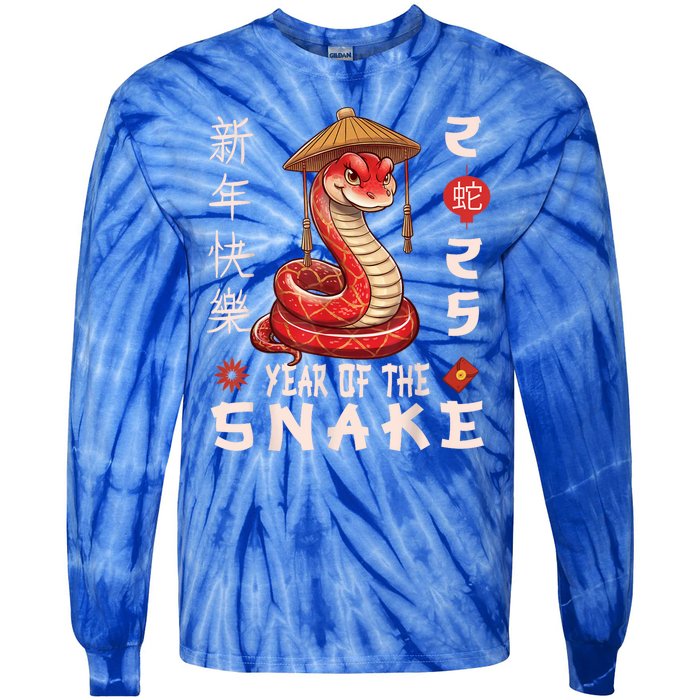 Chinese New Year Year Of The Snake Tie-Dye Long Sleeve Shirt