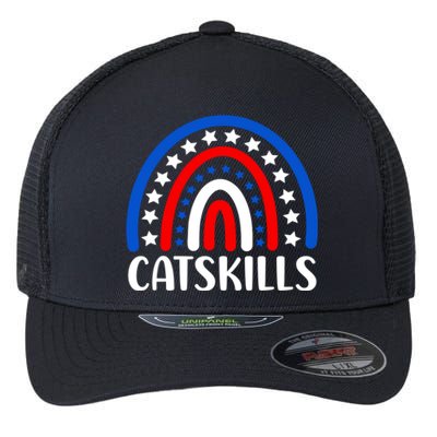 Catskills New York Gift I Love Catskills New Usa Great Gift Flexfit Unipanel Trucker Cap