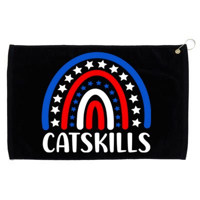 Catskills New York Gift I Love Catskills New Usa Great Gift Grommeted Golf Towel