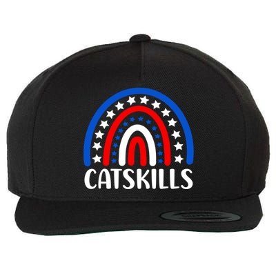 Catskills New York Gift I Love Catskills New Usa Great Gift Wool Snapback Cap