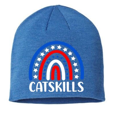 Catskills New York Gift I Love Catskills New Usa Great Gift Sustainable Beanie