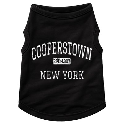 Cooperstown New York NY Vintage Doggie Tank