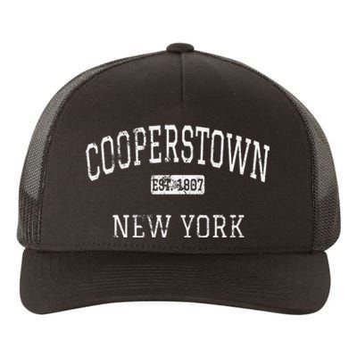 Cooperstown New York NY Vintage Yupoong Adult 5-Panel Trucker Hat