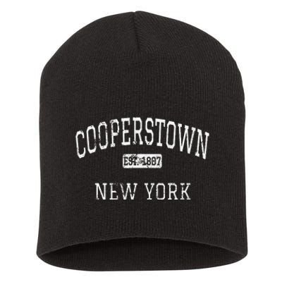 Cooperstown New York NY Vintage Short Acrylic Beanie