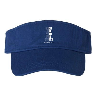 Cool New York City Good With Bad Habits Graphic Designs Meaningful Gift Valucap Bio-Washed Visor