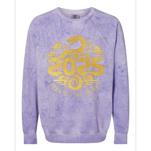 Chinese New Year 2025 Year Of The Snake Colorblast Crewneck Sweatshirt