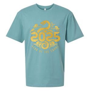 Chinese New Year 2025 Year Of The Snake Sueded Cloud Jersey T-Shirt