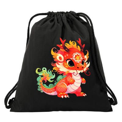 Chinese New Year 2024 Baby Dragon Gifts Celebration  Drawstring Bag