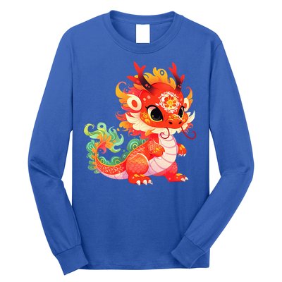 Chinese New Year 2024 Baby Dragon Gifts Celebration  Long Sleeve Shirt