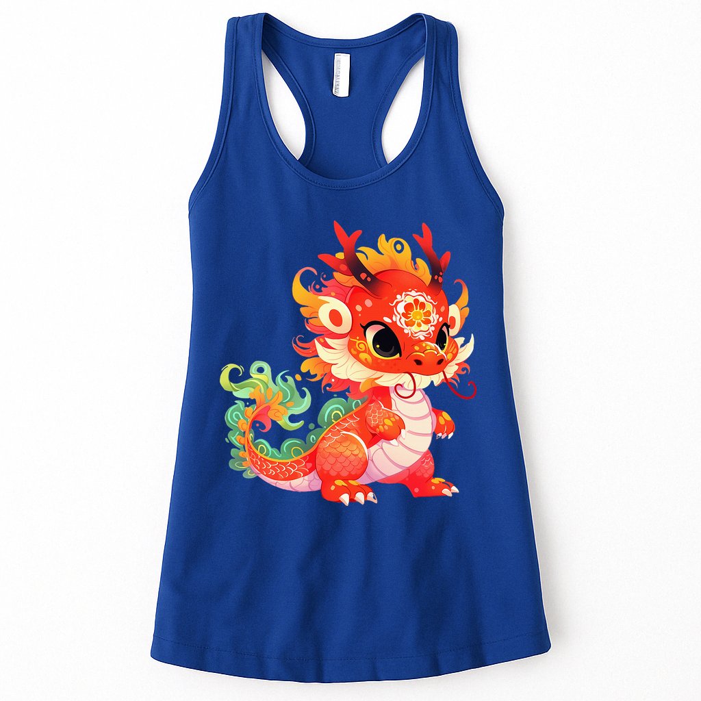 Chinese New Year 2024 Baby Dragon Gifts Celebration  Womens Tank Top