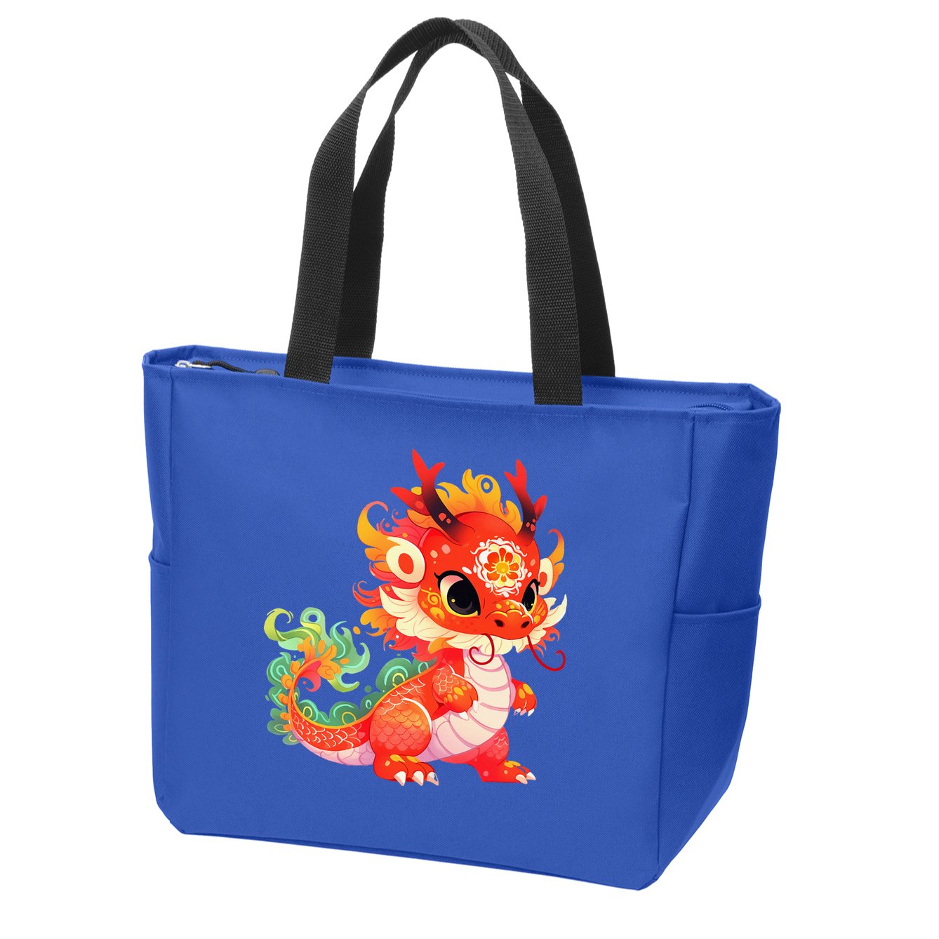 Chinese New Year 2024 Baby Dragon Gifts Celebration  Zip Tote Bag