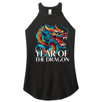 Chinese New Year Zodiac Year Of The Wood Dragon 2024 Women’s Perfect Tri Rocker Tank