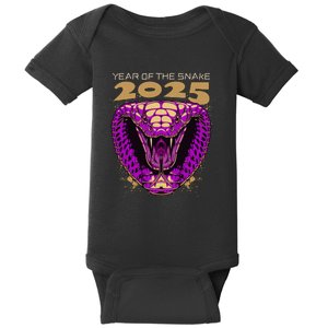 Chinese New Year Of The Snake 2025 Baby Bodysuit