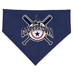 Cooperstown New York Baseball Game Family Vacation USA-Made Doggie Bandana