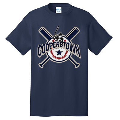 Cooperstown New York Baseball Game Family Vacation Tall T-Shirt