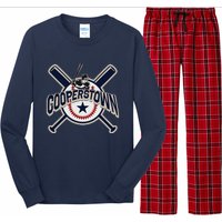 Cooperstown New York Baseball Game Family Vacation Long Sleeve Pajama Set