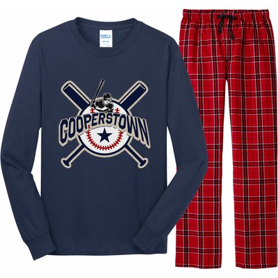 Cooperstown New York Baseball Game Family Vacation Long Sleeve Pajama Set