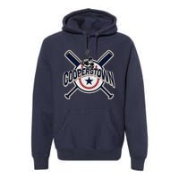 Cooperstown New York Baseball Game Family Vacation Premium Hoodie