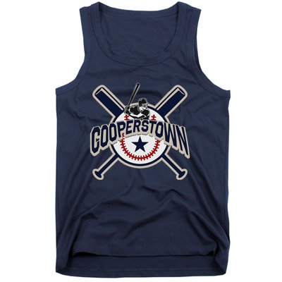 Cooperstown New York Baseball Game Family Vacation Tank Top