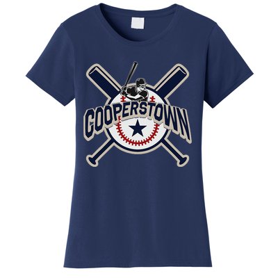 Cooperstown New York Baseball Game Family Vacation Women's T-Shirt