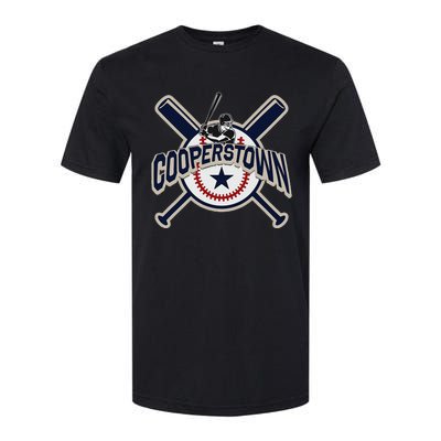 Cooperstown New York Baseball Game Family Vacation Softstyle CVC T-Shirt