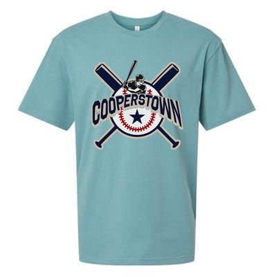 Cooperstown New York Baseball Game Family Vacation Sueded Cloud Jersey T-Shirt