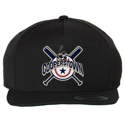 Cooperstown New York Baseball Game Family Vacation Wool Snapback Cap