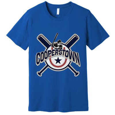 Cooperstown New York Baseball Game Family Vacation Premium T-Shirt