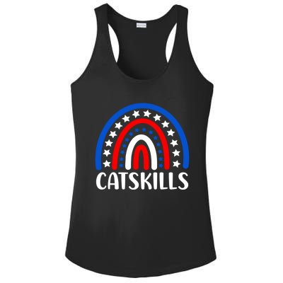 Catskills New York Gift I Love Catskills New Usa Gift Ladies PosiCharge Competitor Racerback Tank