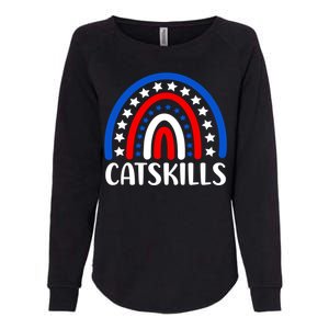 Catskills New York Gift I Love Catskills New Usa Gift Womens California Wash Sweatshirt