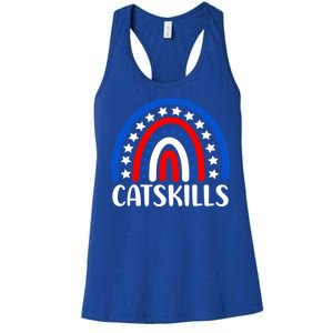 Catskills New York Gift I Love Catskills New Usa Gift Women's Racerback Tank