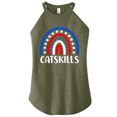 Catskills New York Gift I Love Catskills New Usa Gift Women's Perfect Tri Rocker Tank