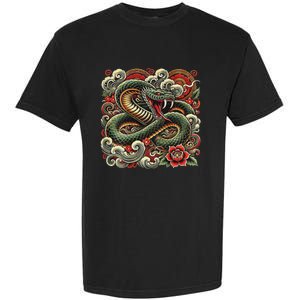 Chinese New Year 2025 Year Of The Snake Garment-Dyed Heavyweight T-Shirt