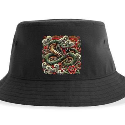 Chinese New Year 2025 Year Of The Snake Sustainable Bucket Hat